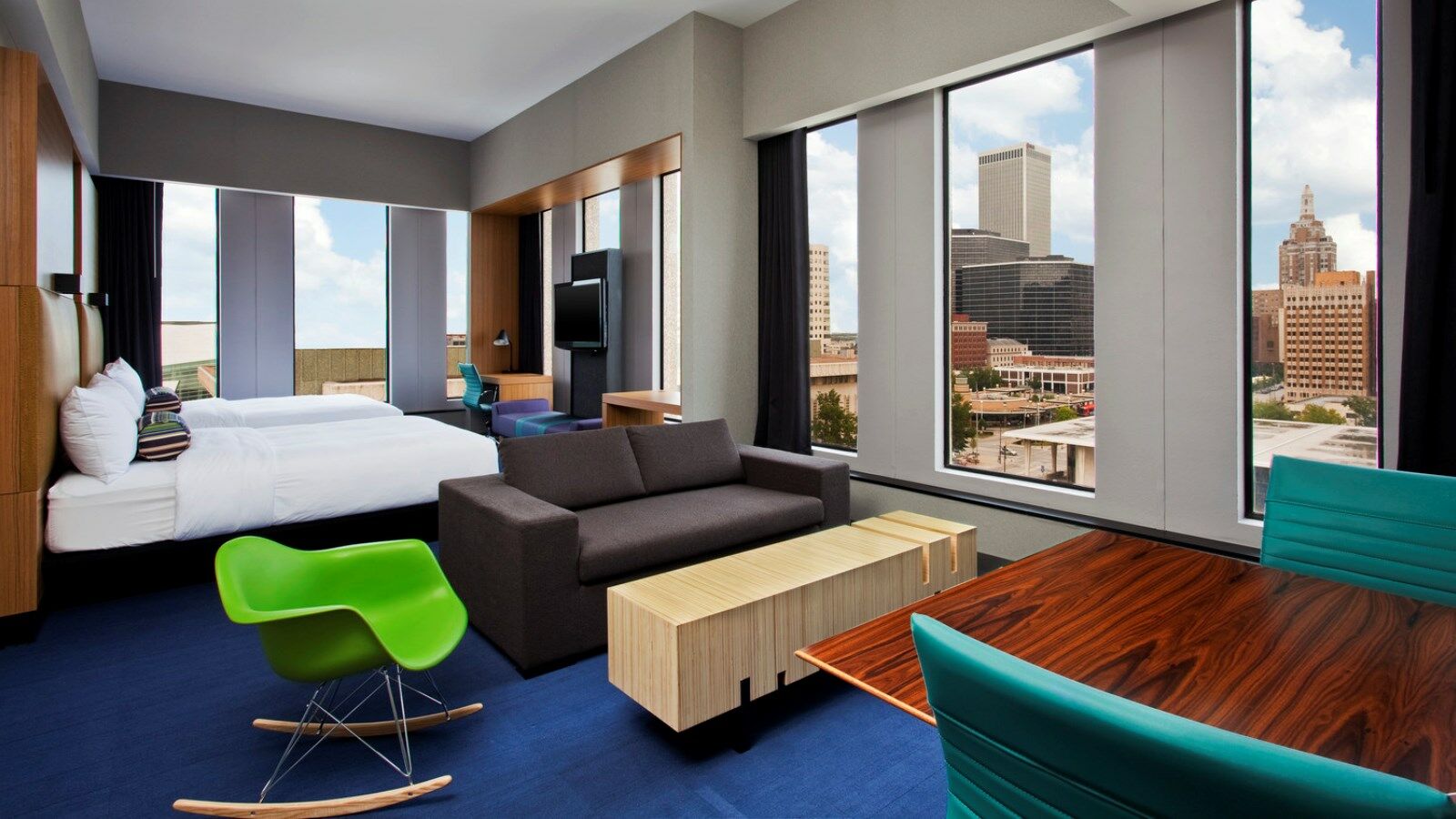 Отель Aloft Tulsa Downtown Экстерьер фото